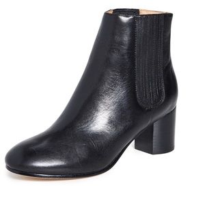 Joie Remmie Black Leather Booties EUR 37.5
